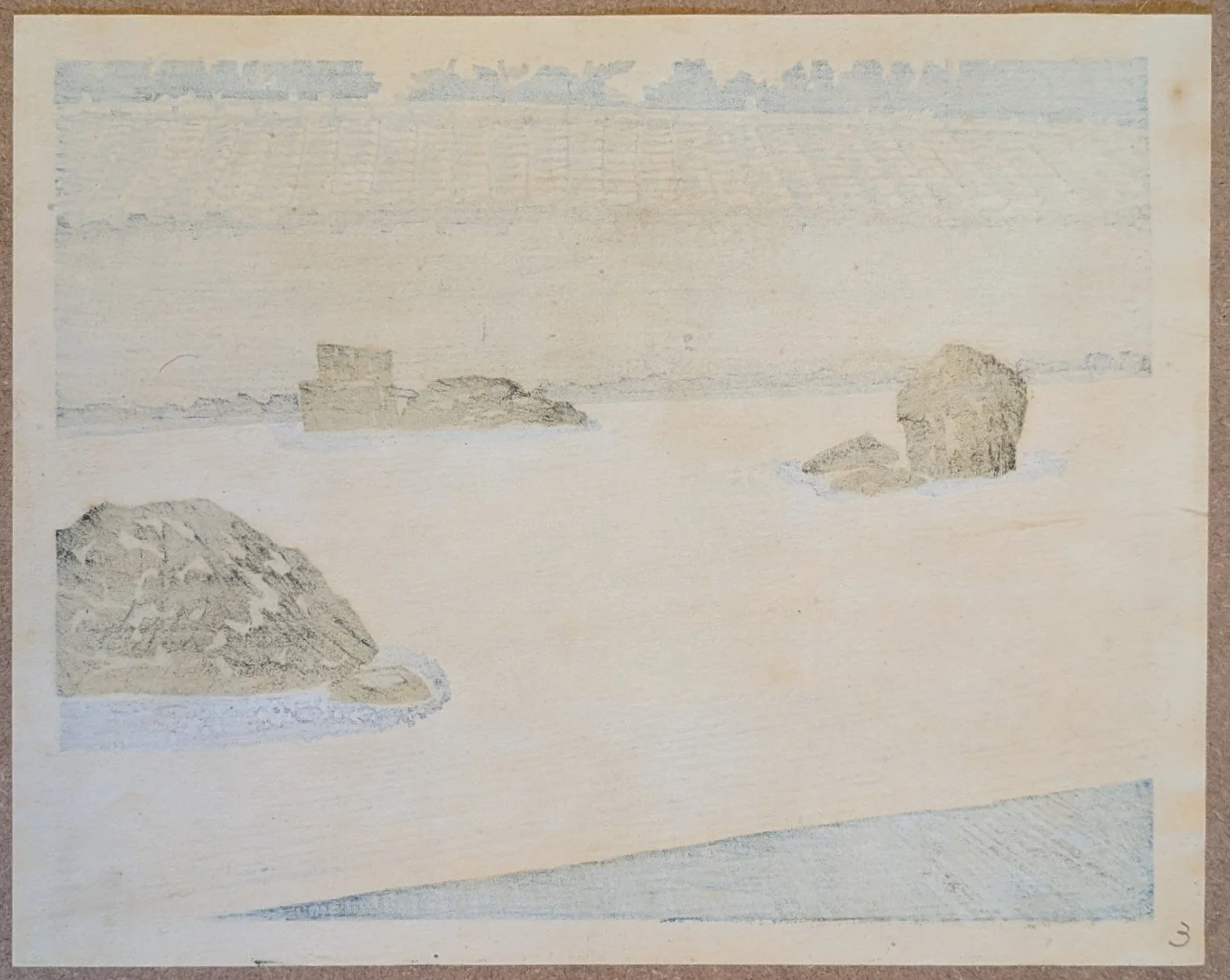 Seiichiro Konishi - 竜安寺石庭 No.3 (Ryoanji Rock Garden No